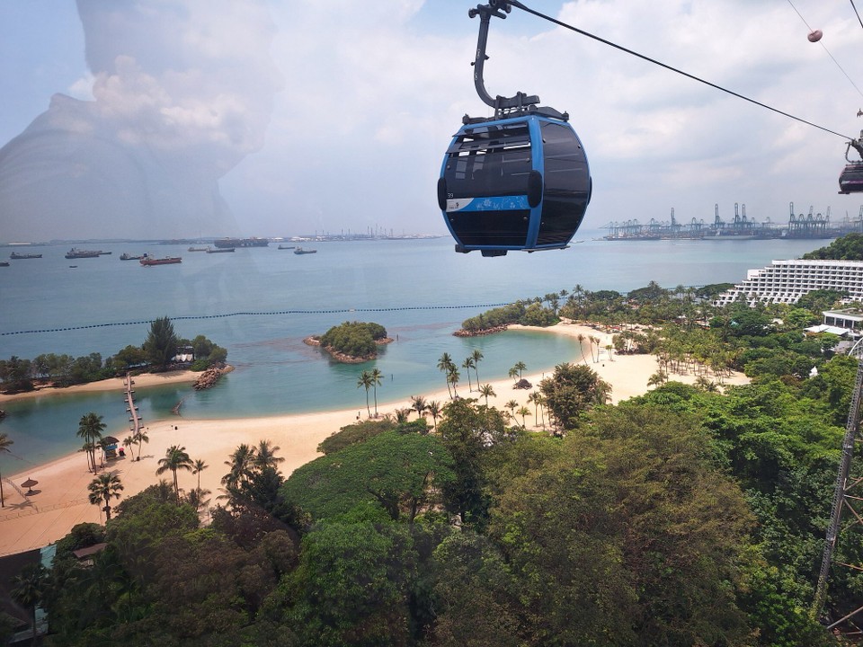 Singapur - Sentosa - Leider keine Badesachen eingepackt....