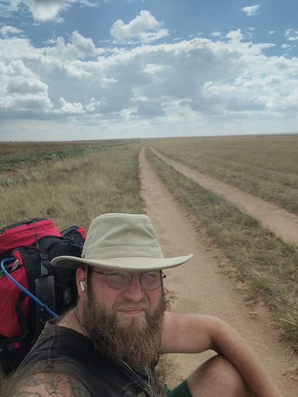 Kasachstan - Abylay - Kurze Pause auf dem Rückmarsch Richtung der Flamingos