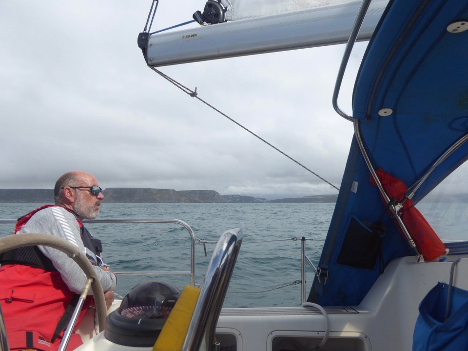 United Kingdom - Dartmouth - Lobster pot spotting as we passed Salcombe.