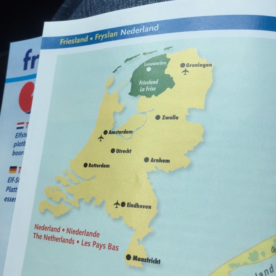 Niederlande - Leiden - Die Karte von Friesland hab ich grad gefunden....