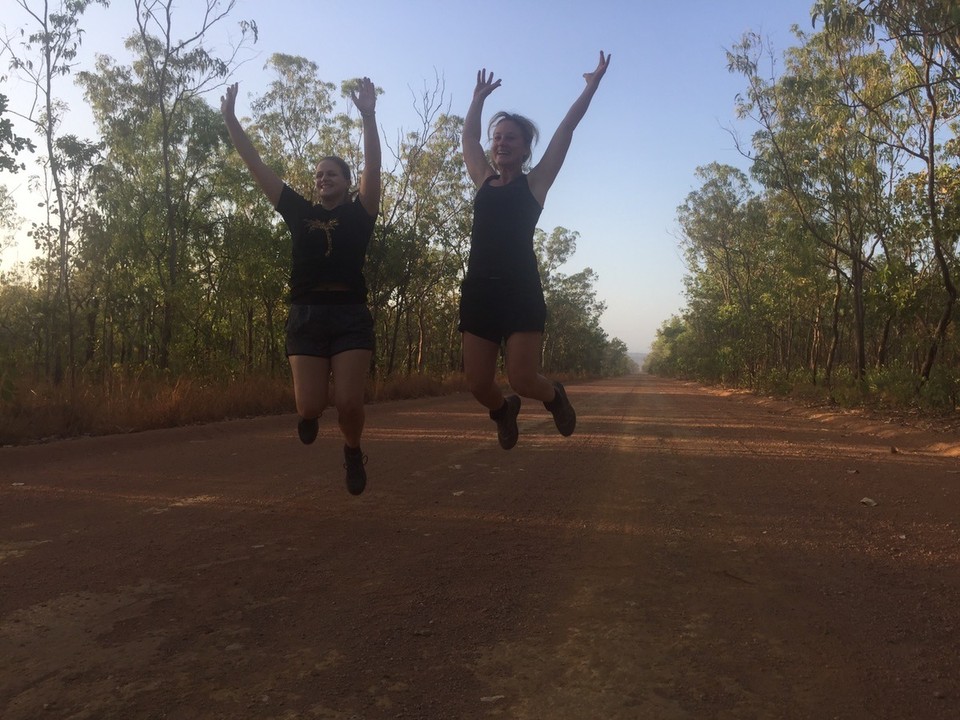  - Australia, Kakadu National Park, Jim Jim Falls - A német lányok jófejek voltak, velük tartani fogjuk a kapcsolatot. 