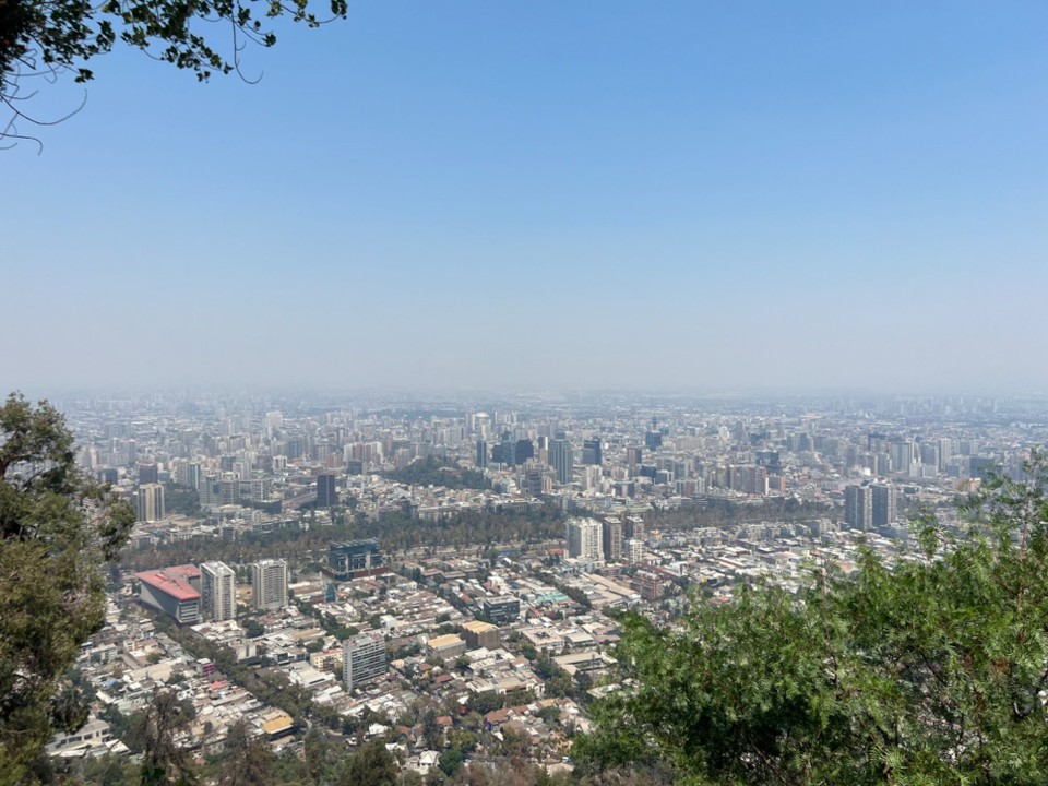 Chile - Santiago - View from the top