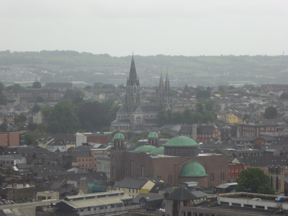 Ireland - Cork - Typically, as we reached the top, it started to rain again.