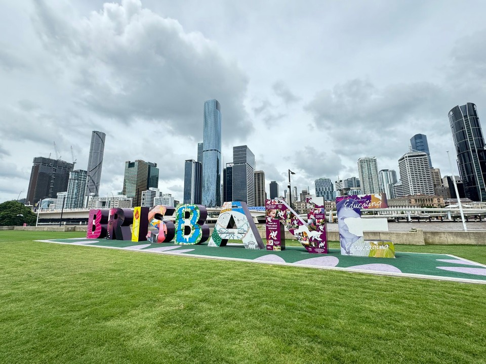 Australien - Brisbane - Das "Stadtlogo" giz au immr no.☺️