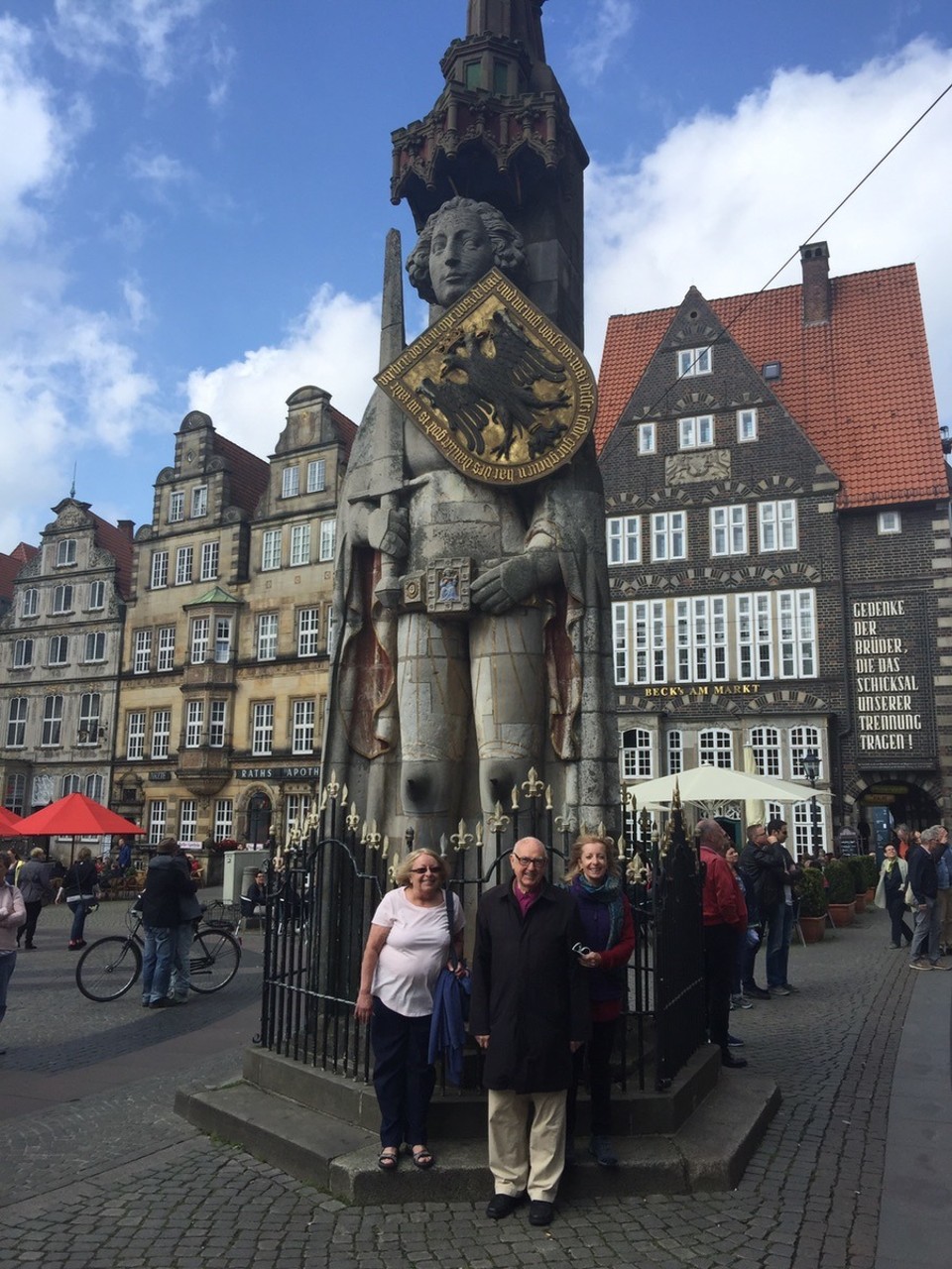 Germany - Bremen - Roland statue in Markt Plaza