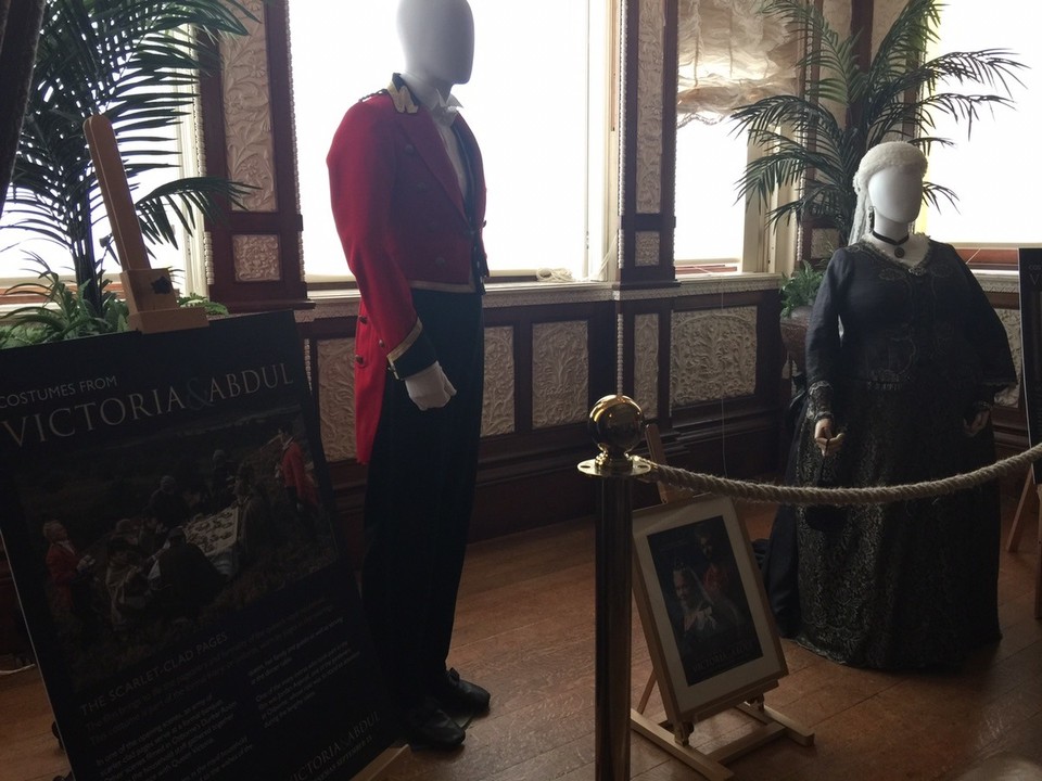  - United Kingdom, Cowes, Isle of Wight - Costumes from movie 'Victoria & Abdul' starring Dame Judi Dench filmed at Osborne House. 