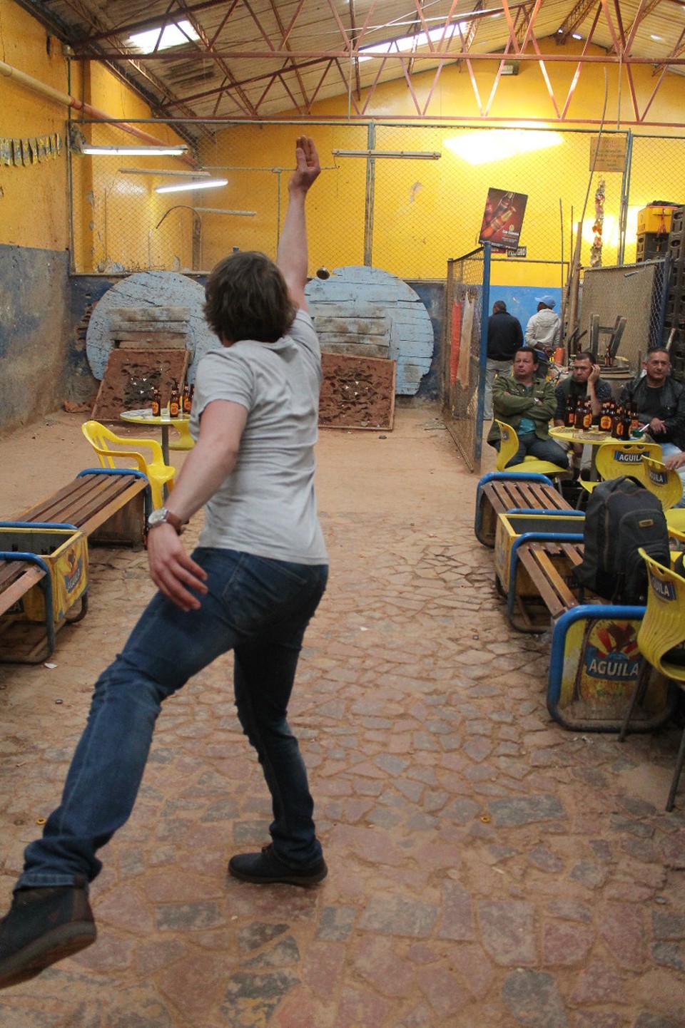 Colombia - Bogotá - Daniel macht sich gut.