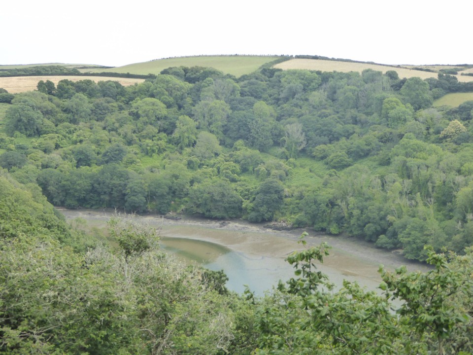 United Kingdom - Fowey - Pont Pill is a tidal river which joins the River Fowey at Penleath Point, just below the “Q” memorial.