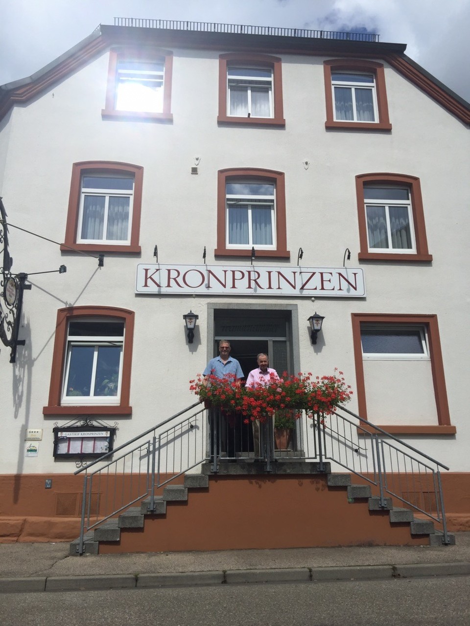 Germany - Ellwangen - Ellwangen. Lunch at Kronprinzen Wirtschaft. 