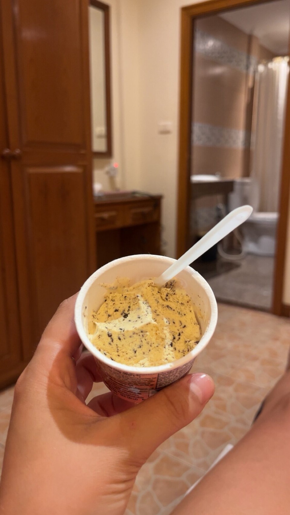 Thailand - Amphoe Bang Lamung - After a short while I wanted to go home bcos I felt so unwell and had a massive headache. The music was too loud and everything was annoying so we went and got an ice cream and then went to bed. A full day of travel tomorrow too - hoping I will feel a bit better 