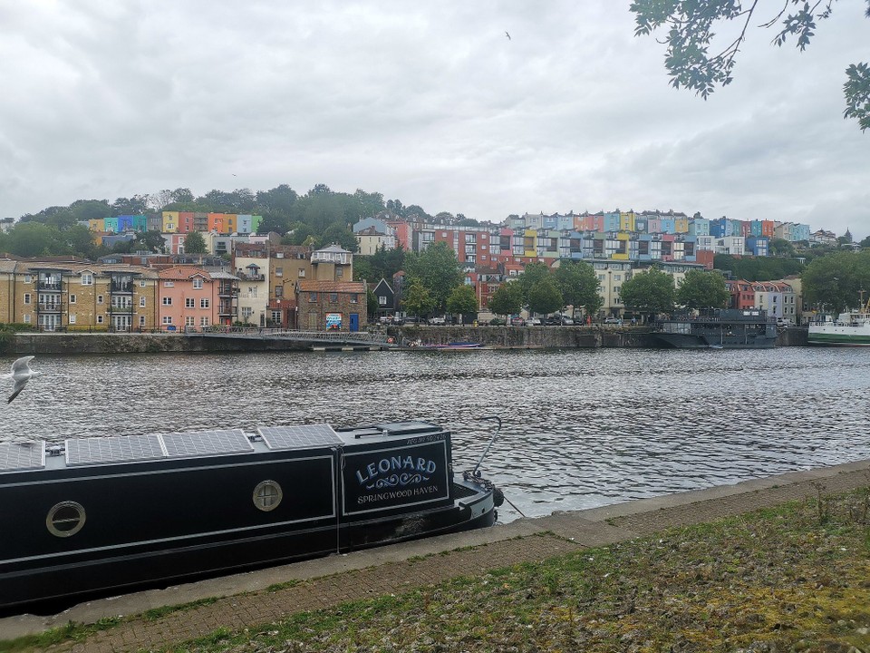 United Kingdom - Bristol - Der Weg entlang des Kanals war sehr sehr schön, aber schon kurz vor dem Ende und ich ganz schön kaputt. 