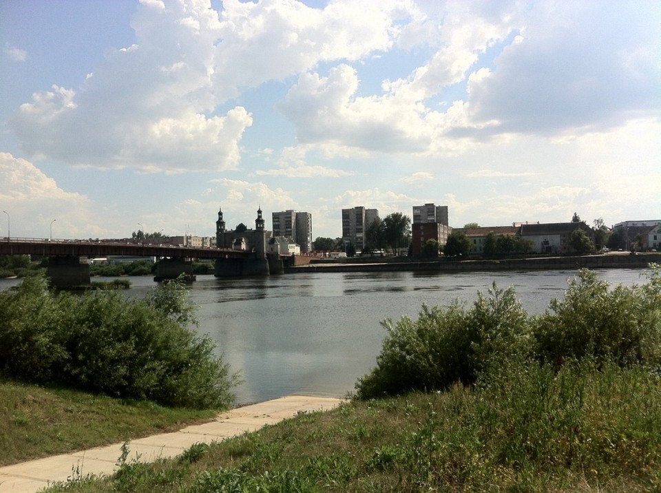 Lithuania - Vilnius - Blick nach Russland: Sowjetsk (dt.: Tilsit), Grenzübergang - Brücke über die Memel