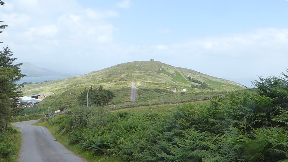 Ireland - Bere Island - Cloughland Martello Tower. Following the attempted invasion of Bantry Bay by the French Armada in 1798, the British were concerned Napoleon was planning a major offensive against England via Ireland. As a result four Martello Towers were built on the island.