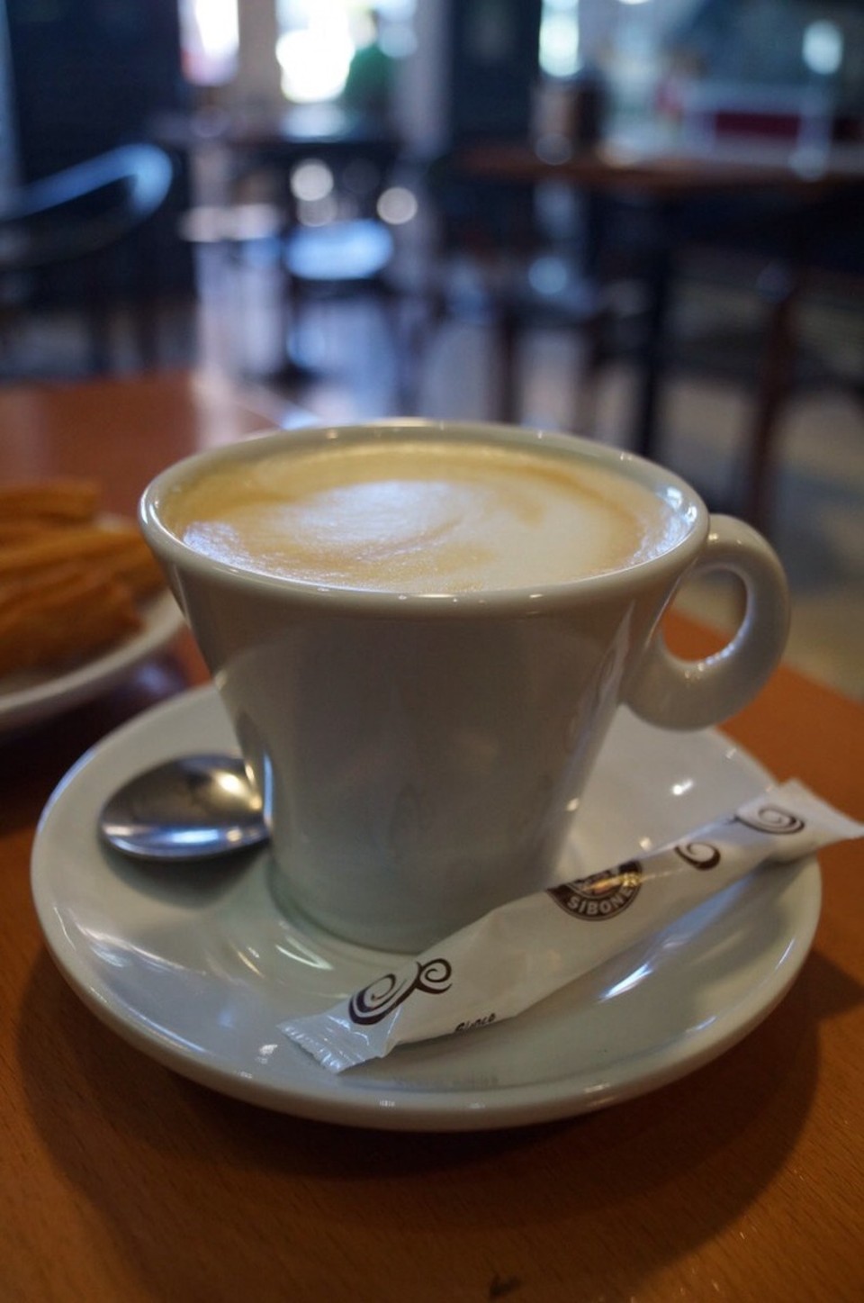 Spanien - A Coruña - Cafe Latte war lecker.