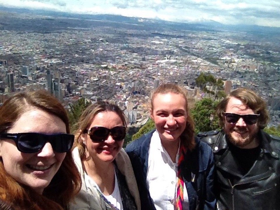 Colombia - Monserrate - Mit Adriana und Tochter Margarita