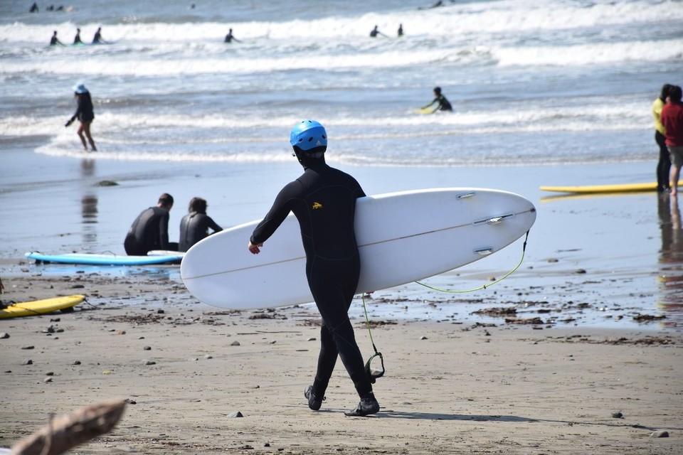 USA - San Francisco - Die Surfen schauen hier nicht so entspannt aus wie in Australien :)