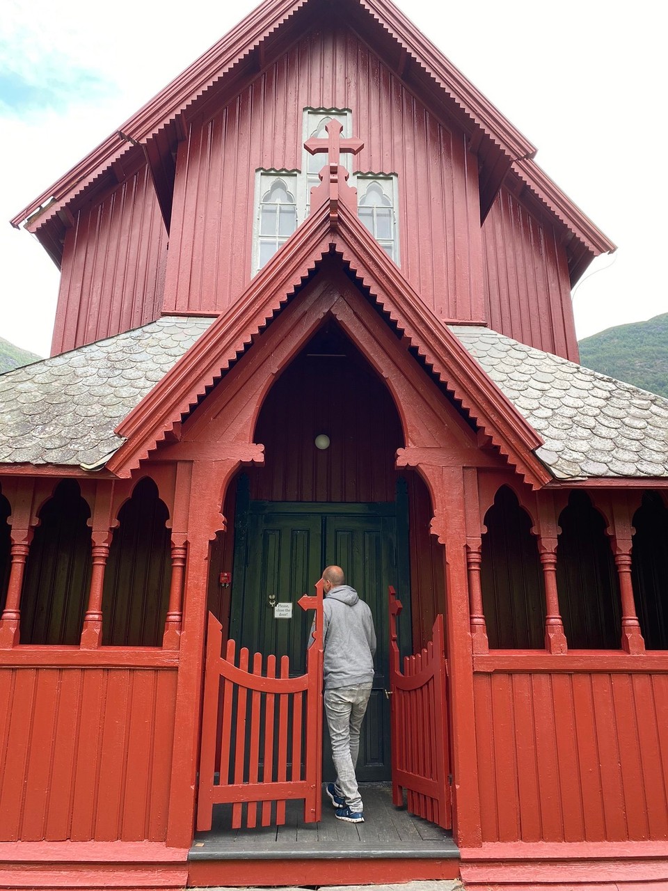 Norwegen - Øvre Årdal - Sie ist leider geschlossen. 