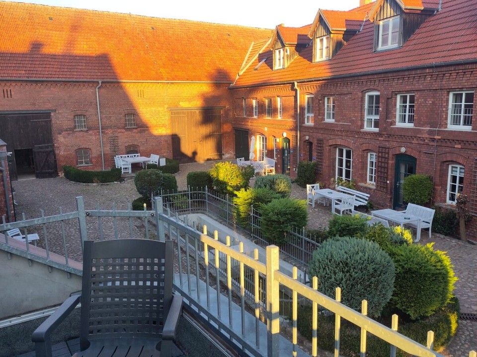 Deutschland - Brandenburg an der Havel - Wenn man mit so einem Blick aufwacht, kann der Tag nur gut werden. Geplant waren frühe Startzeit, knapp 80 km und recht zeitige Ankunft am Zielort.