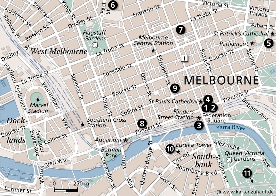 Australien - Port Melbourne - Übersicht