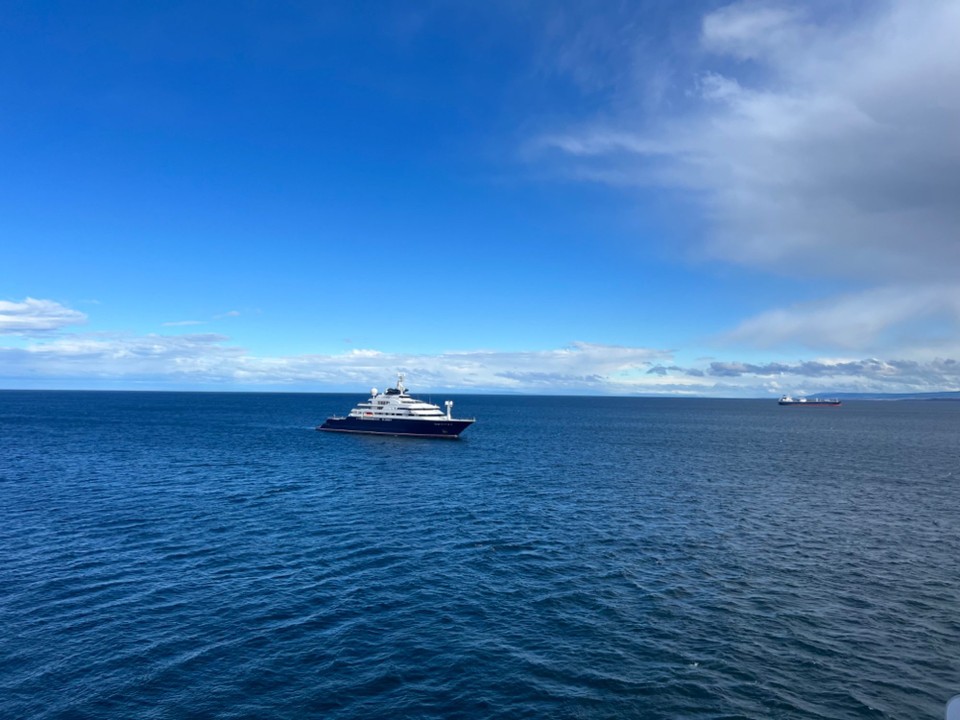 Chile - Punta Arenas - Bill Gates’ yacht was following us