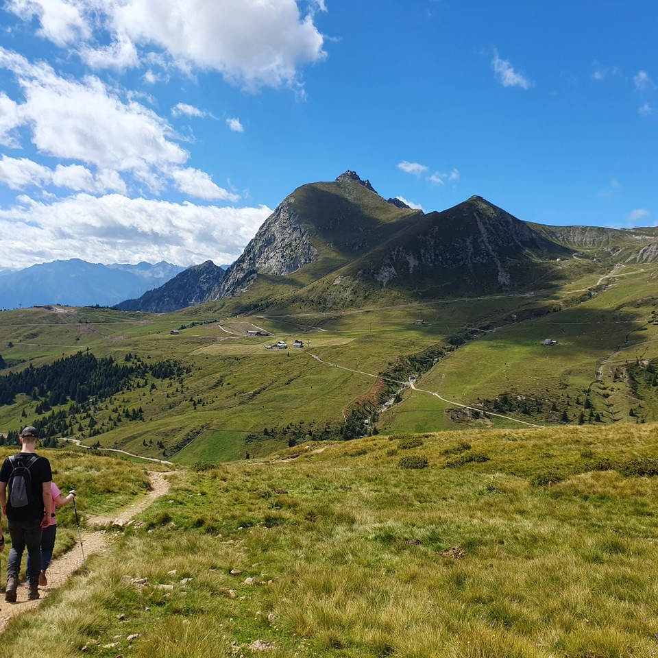 Italien - Meran - Auf dem Rückweg können wir nochmal den gesamten Hinweg auf der anderen Seite betrachten. 