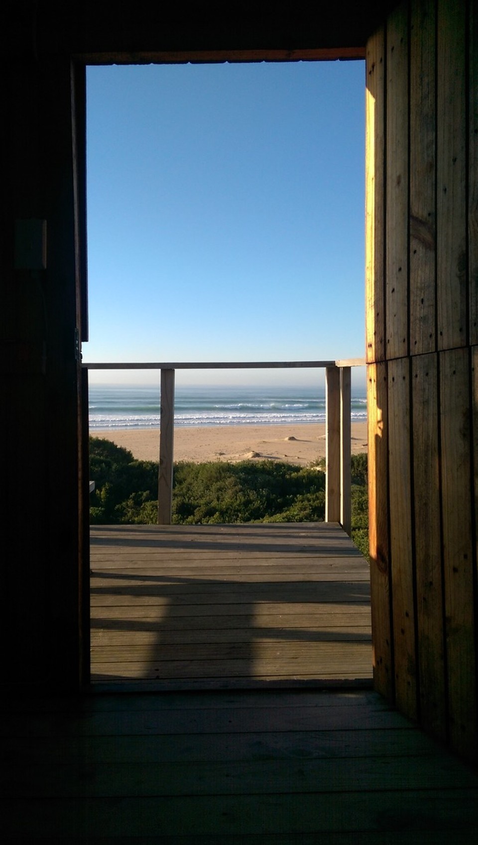 Südafrika - Jeffreys Bay - Schöner Blick vom Bett aus....