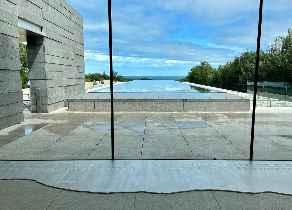 Frankreich - Colleville-sur-Mer - Amerikanischer Friedhof in Colleville-sur-Mer