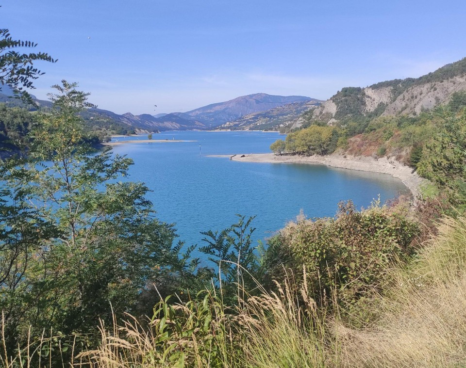 Italien - Cuneo - Abschied vom "Lac de Serre Poncon"