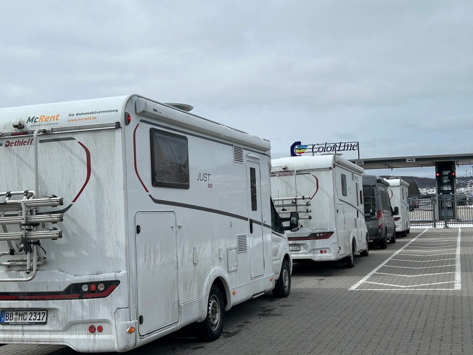 Norwegen - Larvik - Fähre  von Larvik nach Hirtshals