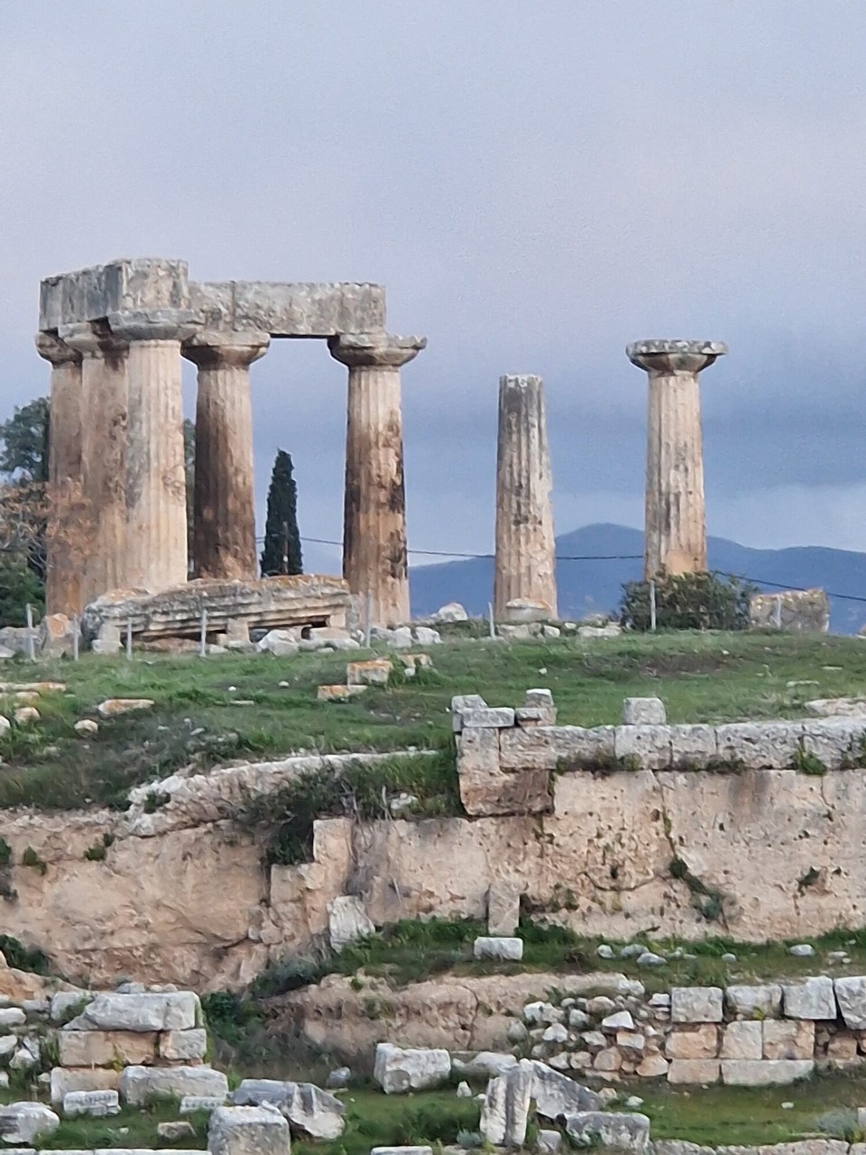 Griechenland - Archaia Korinthos - Tempel des Apollo