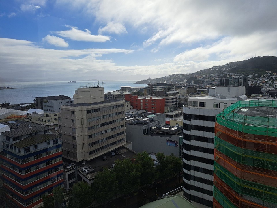 Neuseeland - Wellington - Es scheint ein schöner Tag zu werden 