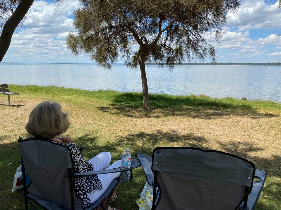 Australien - Naturaliste - Wir packen unsere Standstühle aus und machen es uns hier gemütlich 