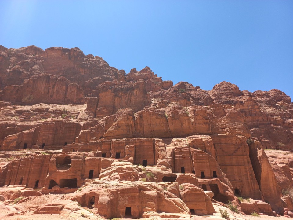 Jordanien - Akaba - Felsengräber.