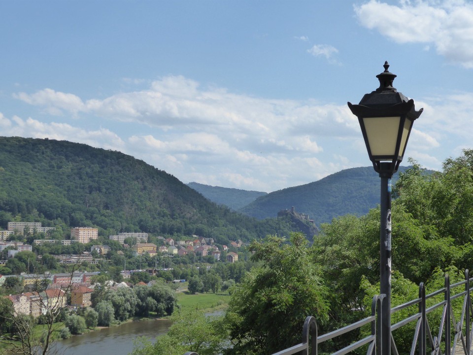 Tschechien - Ústí nad Labem - Man konnte in der Ferne sogar Burg Schreckenstein (sie heißt wirklich so) sehen. Schaue ich mir morgen nochmal genauer an.