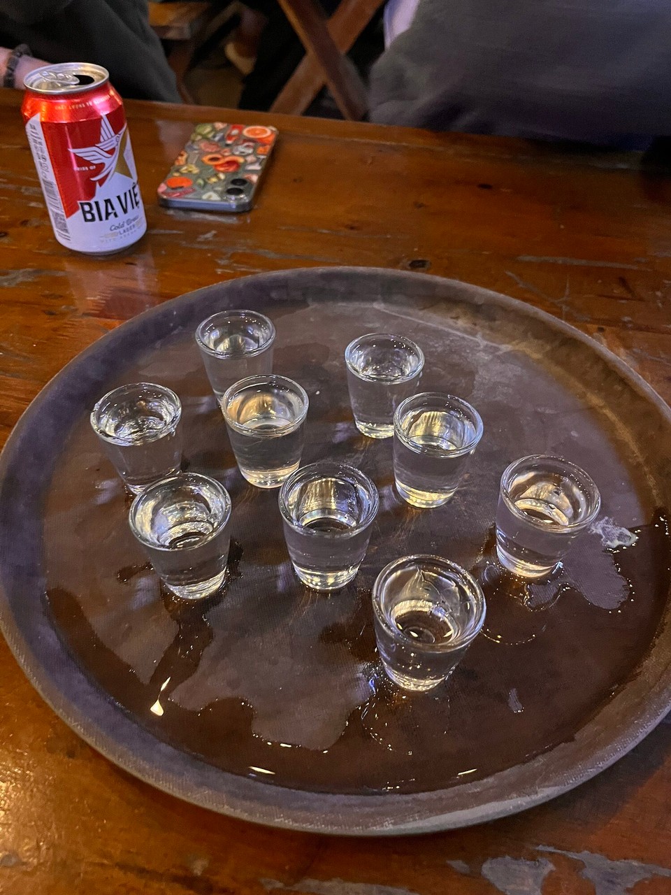 Vietnam - Ninh Binh - Our prize was a round of happy water shots 