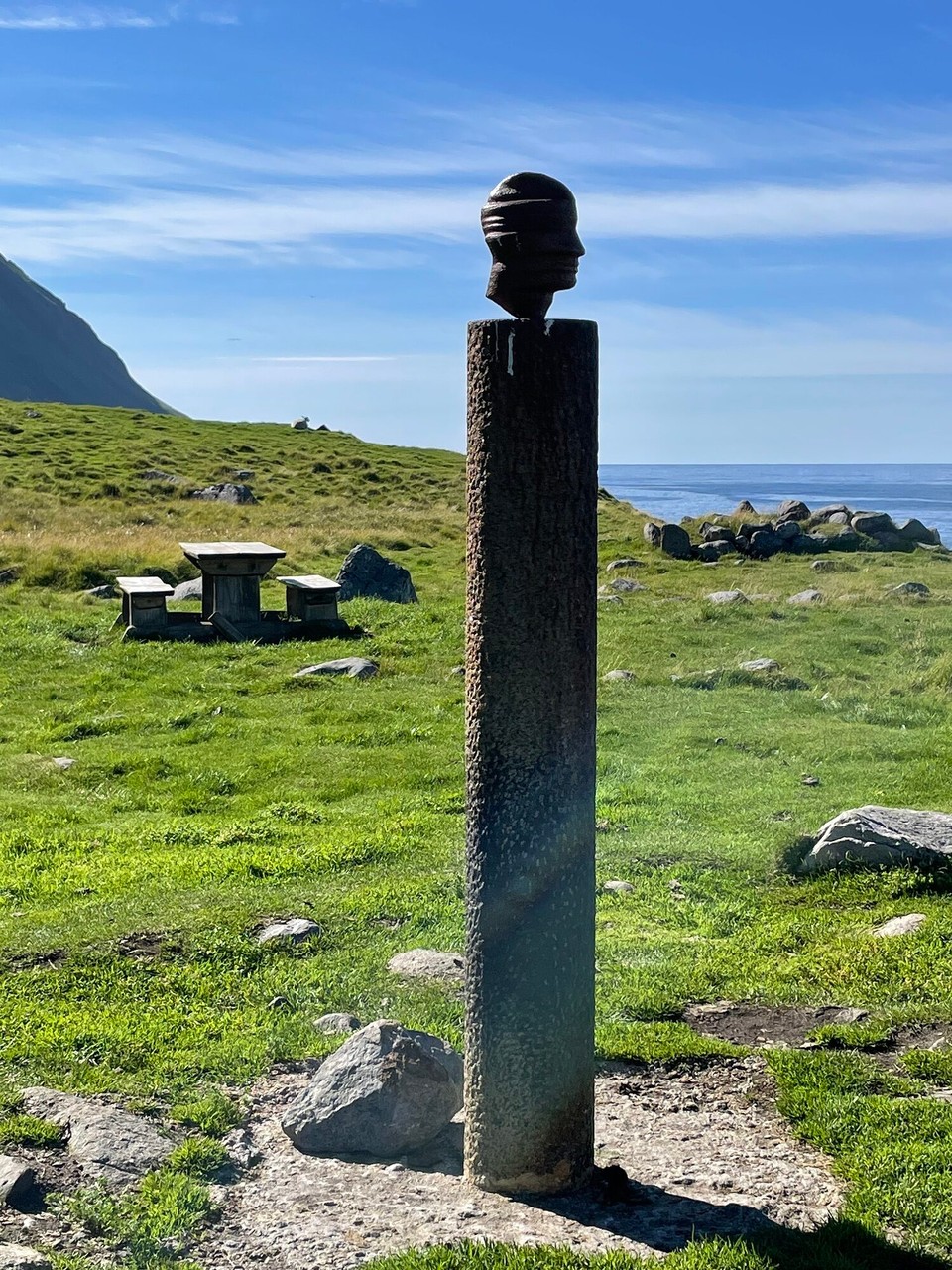 Norwegen - Bøstad - Der Kopf- mal so…