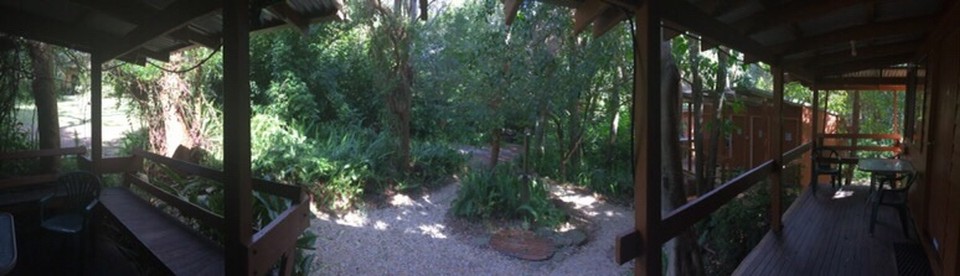 Australien - Anna Bay - View from the dorms porch. 