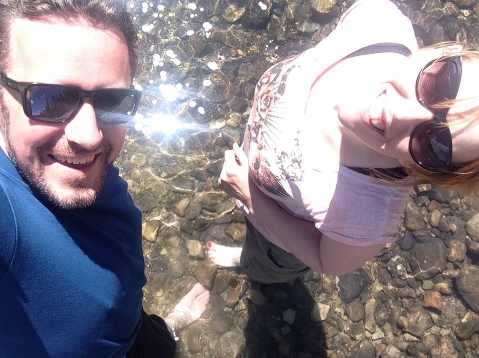 Canada - Lake Louise to Revelstoke - Ja, het waren echt onze voeten.