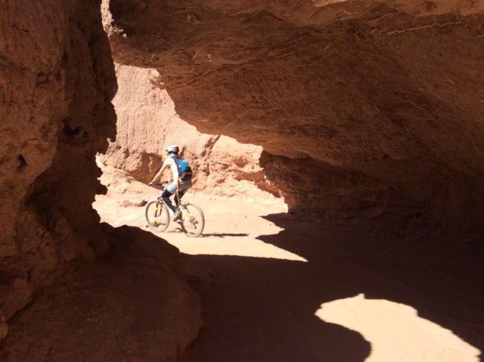 Chile - San Pedro de Atacama - Hier habe ich ein zwei Stunden trotz GPS erhöhten Adrenalinspiegel gehabt, wie wir da vor der Dunkelheit wieder rausfinden 