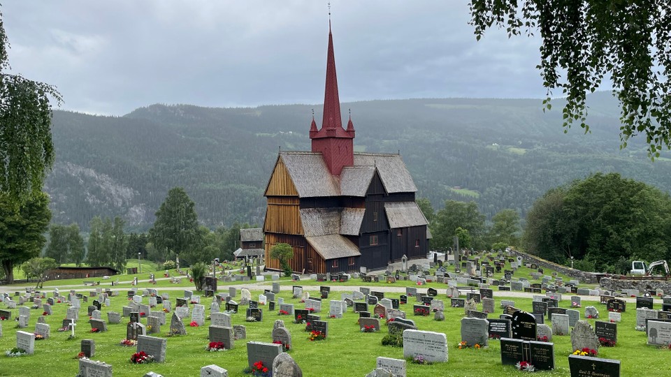 Norwegen - Ringebu - Stabkirche in Ringebu