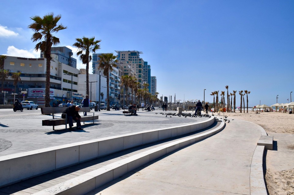 Israel - Tel Aviv-Jaffa - Davor eine tolle Strandpromenade 