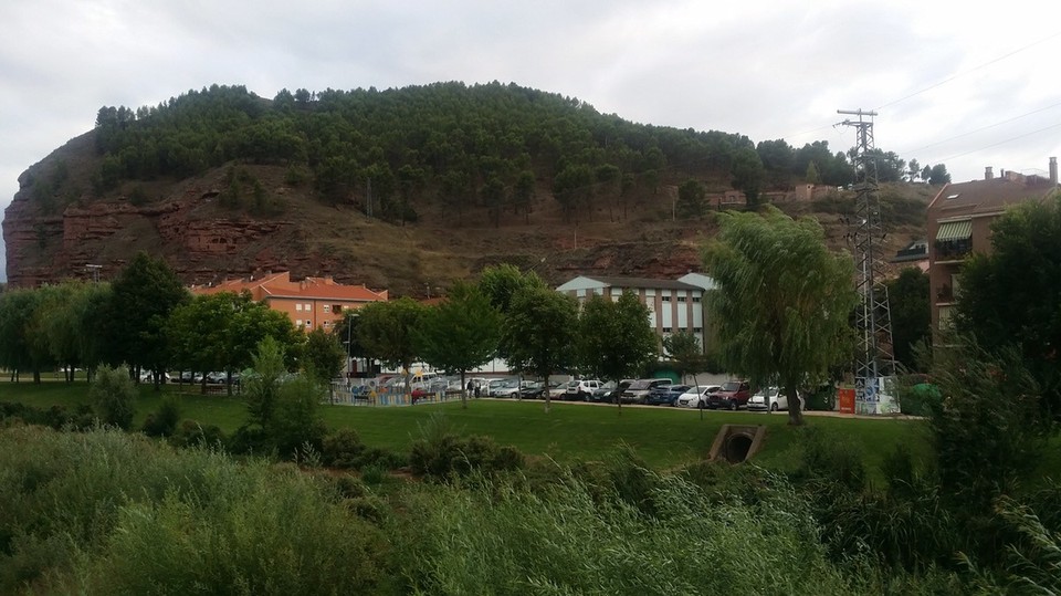  - Spain, Nájera - Najera from across the river. 