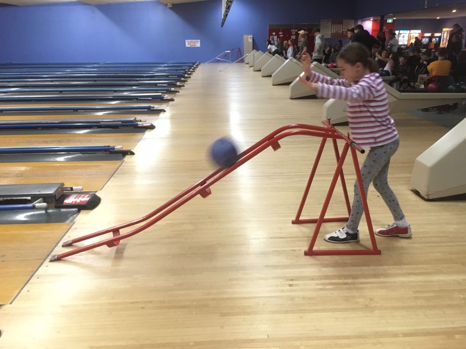 Neuseeland - Kaikorai - Heute waren wir Bowling spielen