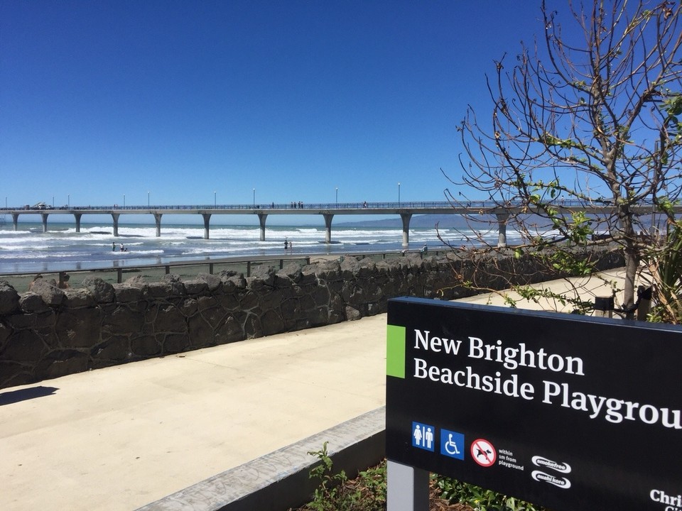 Neuseeland - Christchurch - New Brighton, der Ort in dem wir Übernachten 