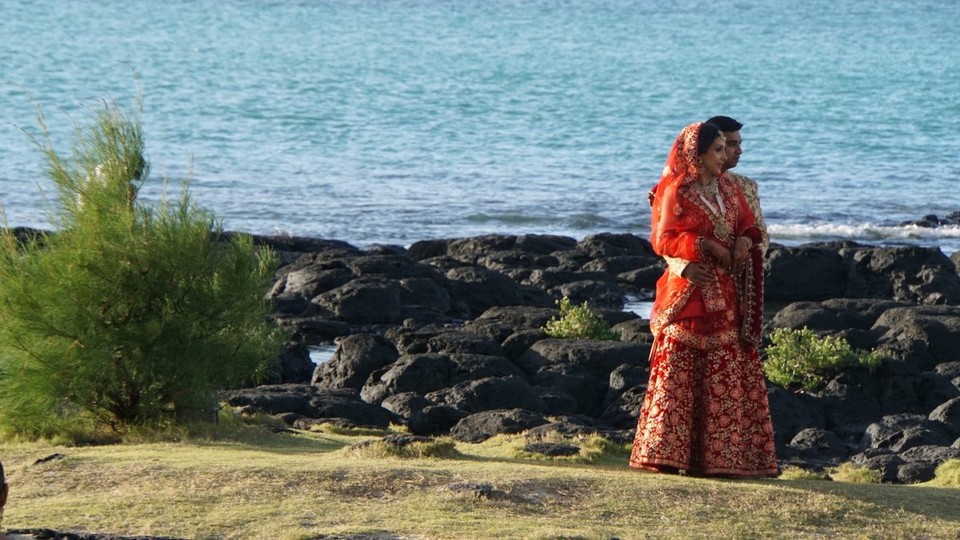 Mauritius -  - Prunktvolles Brautpaar