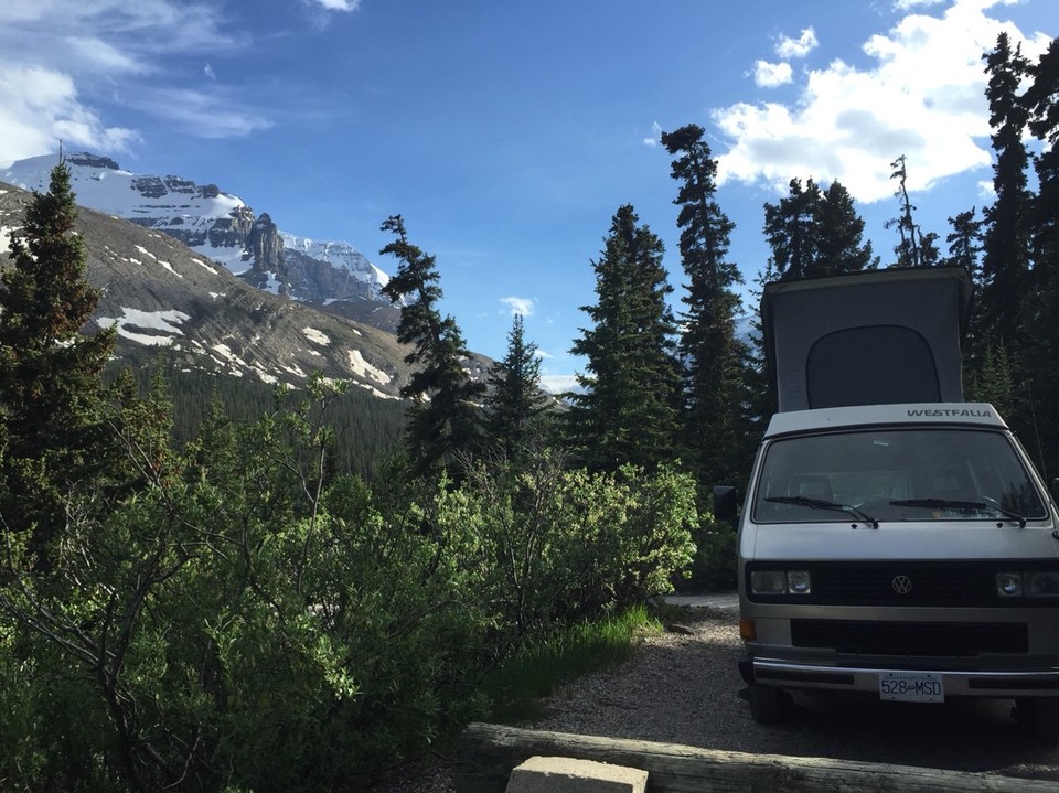 Canada - Icefield Campground - Wat een campeerplek.
