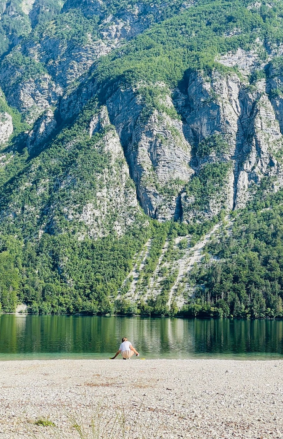 Slowenien - Bohinj - Frühstück am See