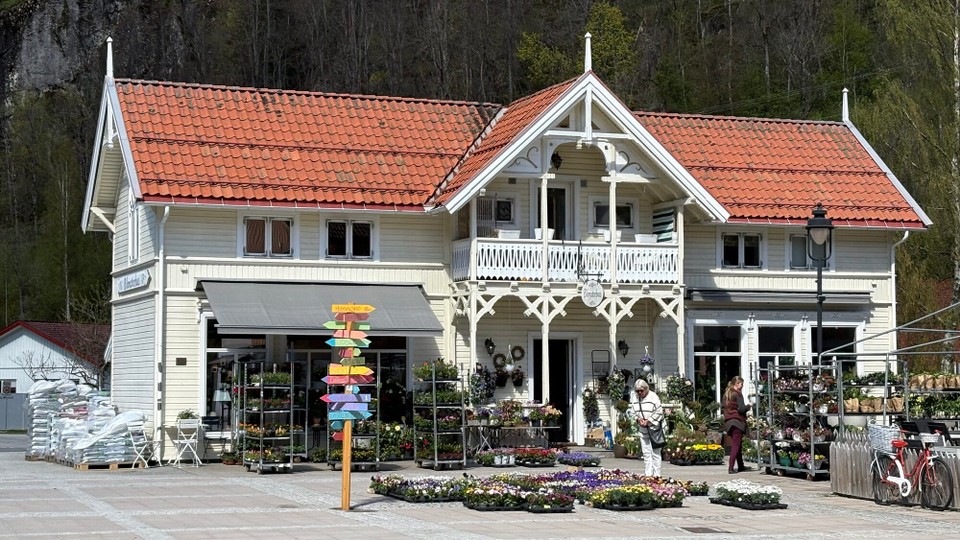 Norwegen - Dalen - Blumenladen steht auch noch 