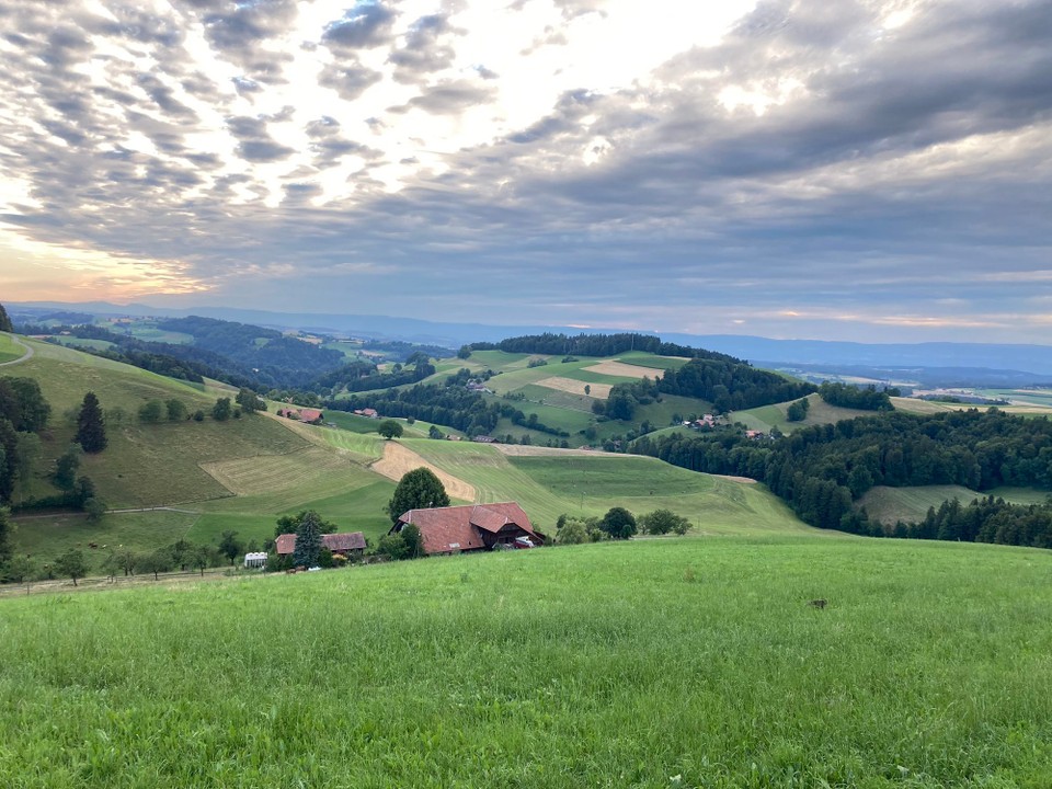 Schweiz - Oberbalm - Wer genau hinschaut, findet den Bulli