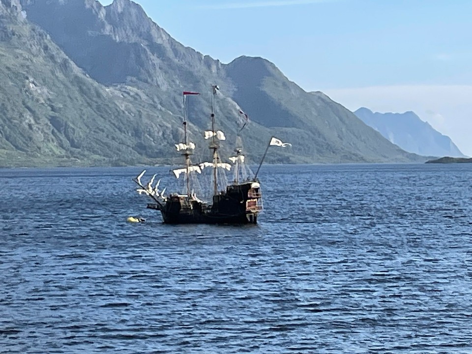 Norwegen - Stokmarknes - Piratenschiff